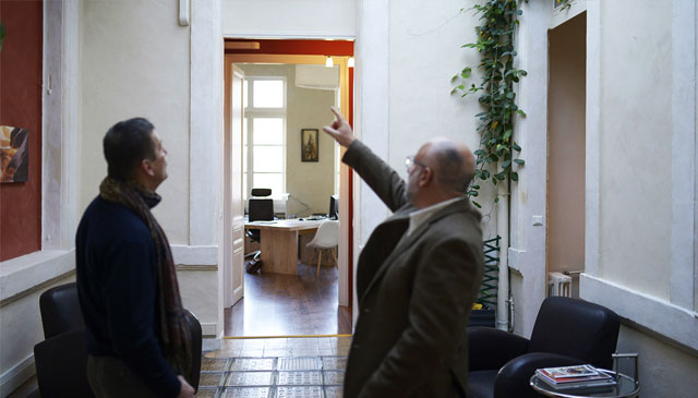 Portrait de Bruno Colomer dans son Cabinet Financier à Montpellier