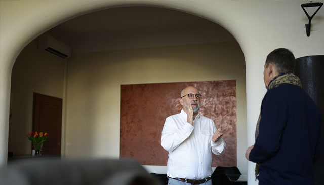 Portrait de Bruno Colomer dans son Cabinet Financier à Montpellier